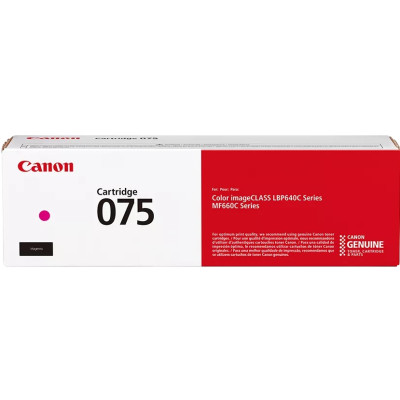 Canon 075M (6363C002), originálny toner, purpurový, 1300 strán