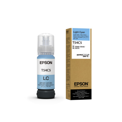 Epson T54C5 (C13T54C520), originálny atrament, svetlo azúrový, 70 ml