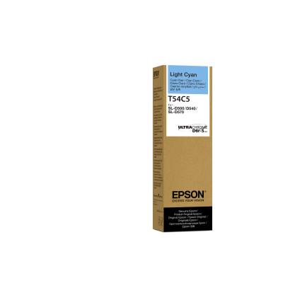 Epson T54C5 (C13T54C520), originálny atrament, svetlo azúrový, 70 ml