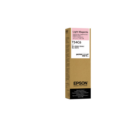 Epson T54C6 (C13T54C620), originálny atrament, svetlo purpurový, 70 ml