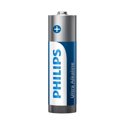 Philips alkalická batéria AA, 4-pack, Ultra Alkaline (LR6E4B/10)