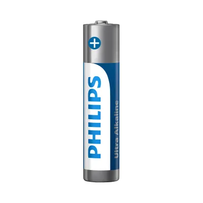 Philips alkalická batéria AAA, 4-pack, Ultra Alkaline, (LR03E4B/10)