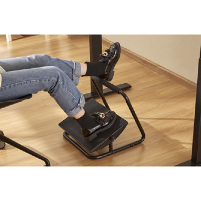 Powerton ERGO FLEX podstavec pod nohy, čierny