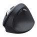 Powerton ERGO SHARK Myš bezdrôtová, čierna, 1600DPI