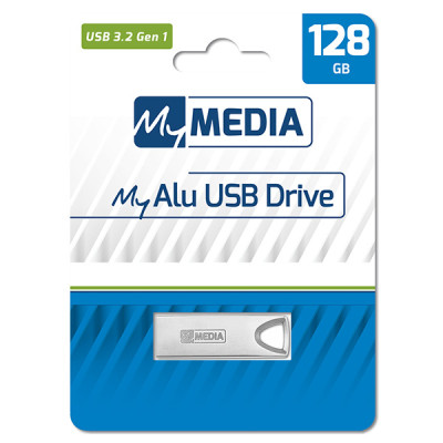 MyMedia My Alu, USB 3.2, 128GB, strieborný, 69278