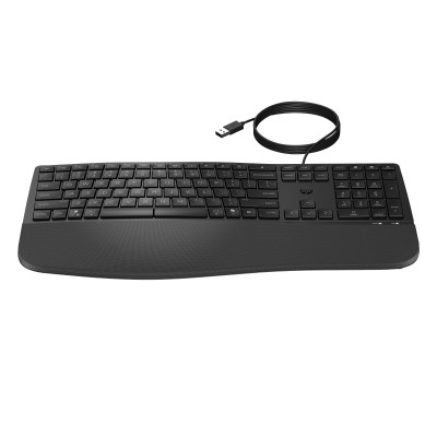 HP 480 Comfort Wired Keyboard – drôtová ergonomická klávesnica CZ/SK