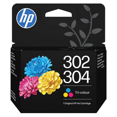 HP B7RT6AE (302/304), originálny atrament, farebný, 150 strán