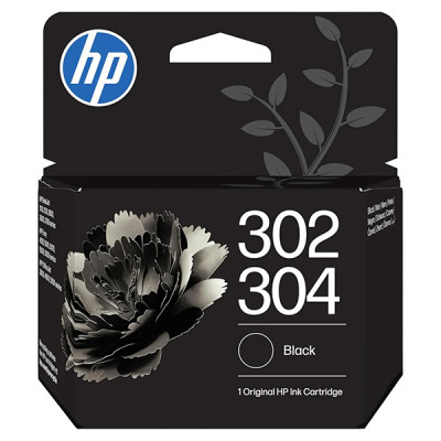 HP B7RT7AE (302/304), originálny atrament, čierny, 120 strán
