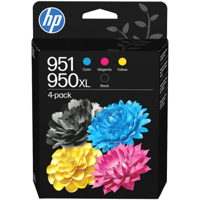HP C3WK1AE (950XL/951), originálny atrament, CMYK, 1650/535 strán, 4-pack