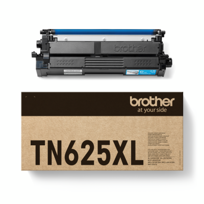 Brother TN-625XLC, originálny toner, azúrový, 4500 strán