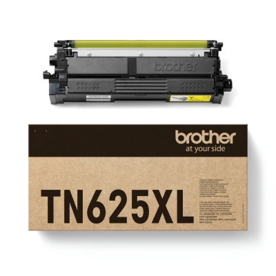 Brother TN-625XLY, originálny toner, žltý, 4500 strán