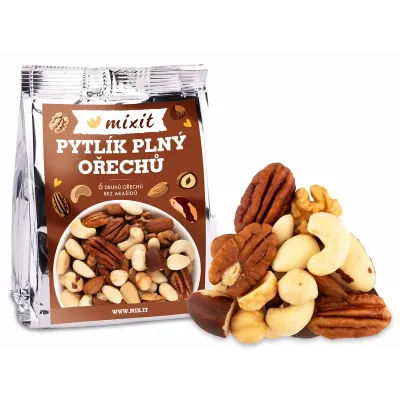 Vrecúško plné orechov Mixit – zmes, 80 g