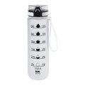 Motivační láhev, transparentní, 1000 ml