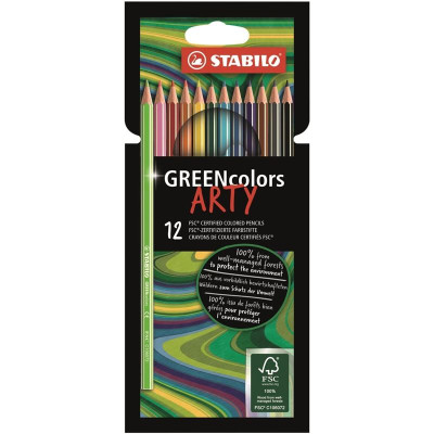Pastelky STABILO GREENcolors - púzdro