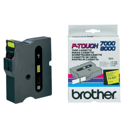 Brother TX-651, originálna páska